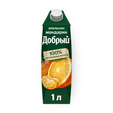 Сок Добрый Апельсин Мандарин 1л.